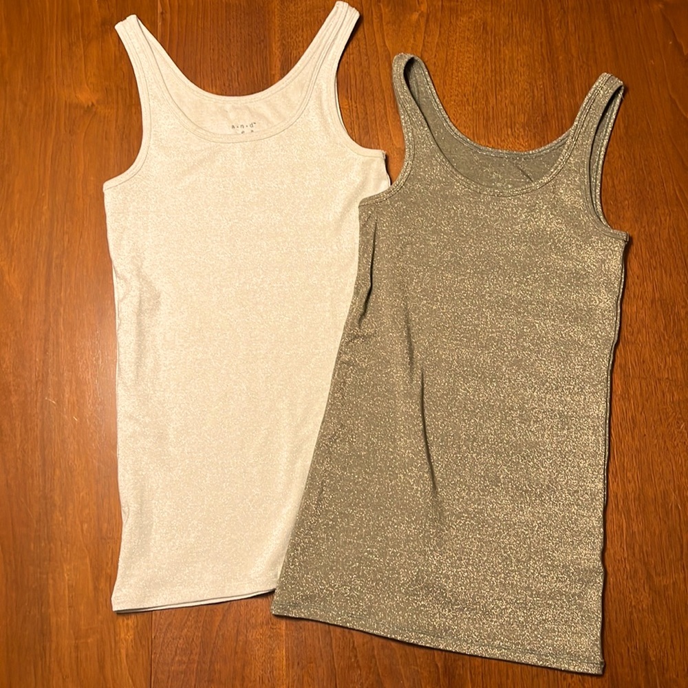 2 And Away Tank Tops, 1 S & 1 L